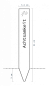 Preview: Achtsamkeit - Leuchtstele - DenkMal - H. 51 cm