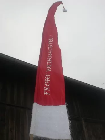 Nikolaus Gartenfahne Weihnachten