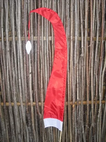 Weihnachtsfahne / Nikolausfahne | 0.60 m | glatt mit Stab