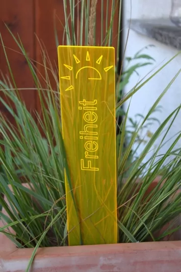 Leuchtstele N°08 Freiheit - DenkMal SunArt®