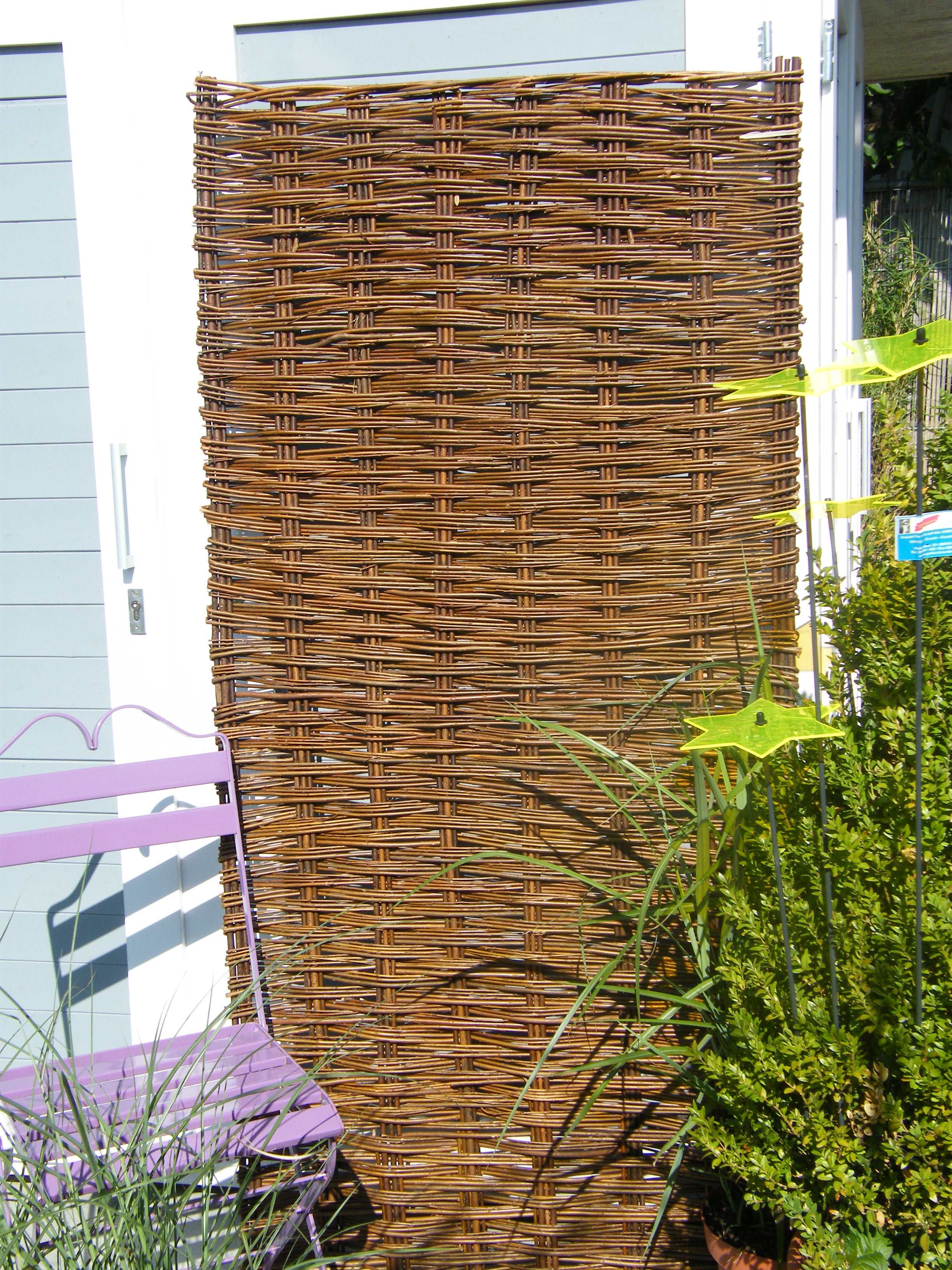 Sichtschutz aus Weide Raisting fein 180 x 90 cm www.gartenbronder