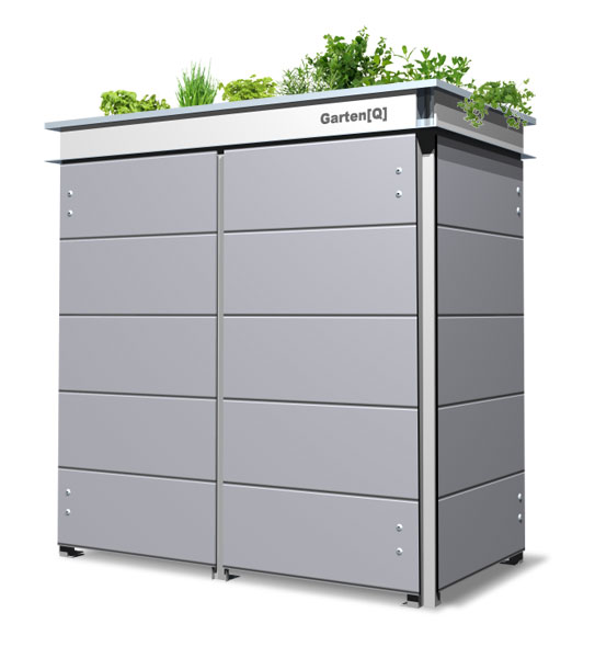 Trash Mulltonnenbox Mulltonnenhaus Garten Q Garten Bronder
