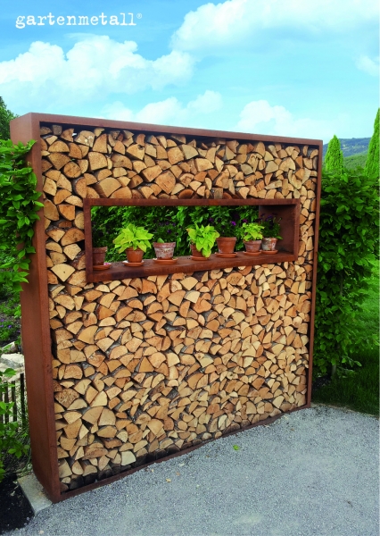 Holzlege Gartenmetall