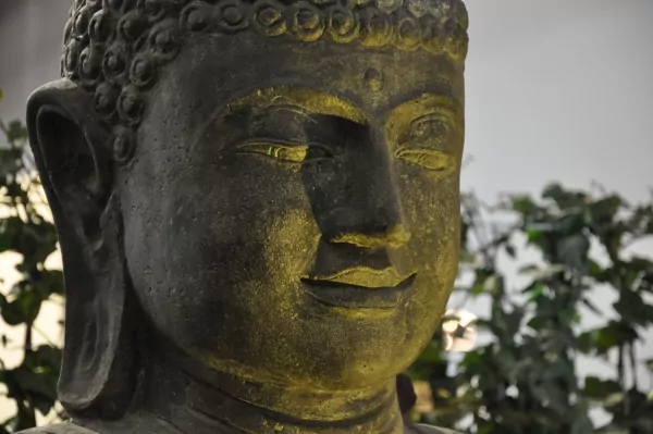 Buddha Detail Gesicht