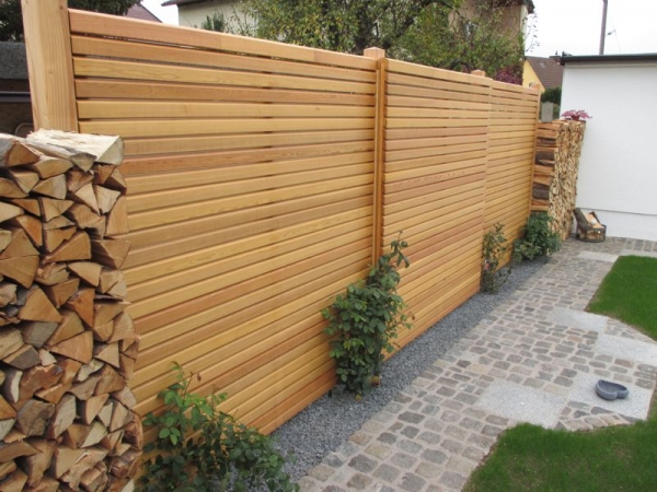 HolzSichtschutz Rhombus 1,80 x 1,80 m