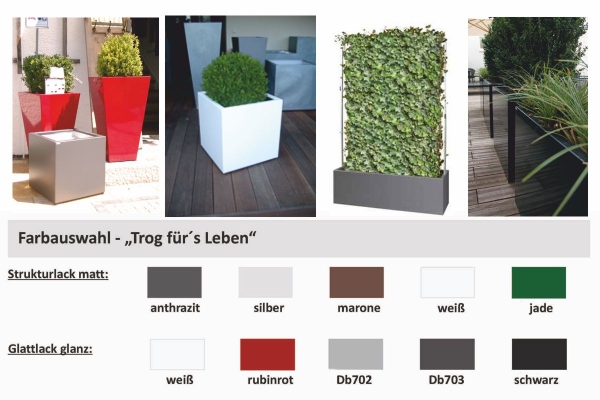 Farben Metalltrog und Formen Farben Metalltrog und Formen