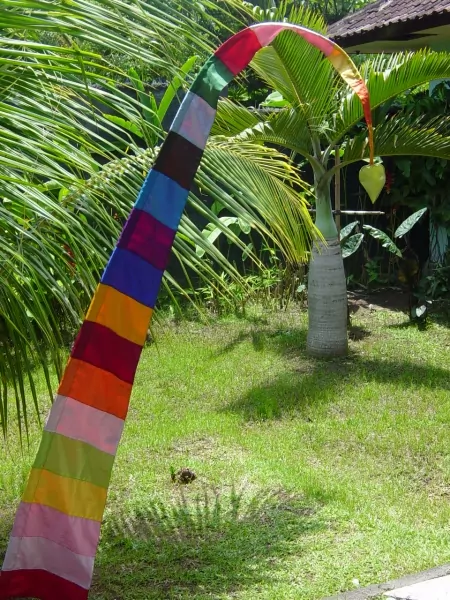 Multicolour Gartenfahne Baliflagge