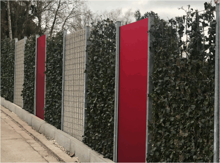 Sichtschutz aus Acrylglas