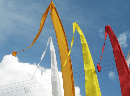 Balifahnen - Gartenfahnen