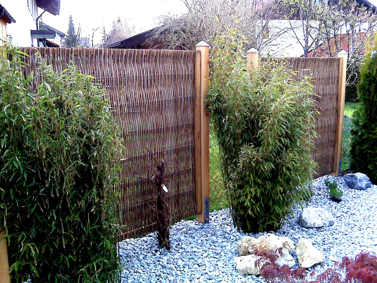 Robinie im Eichenrahmen | 160 x 180 cm