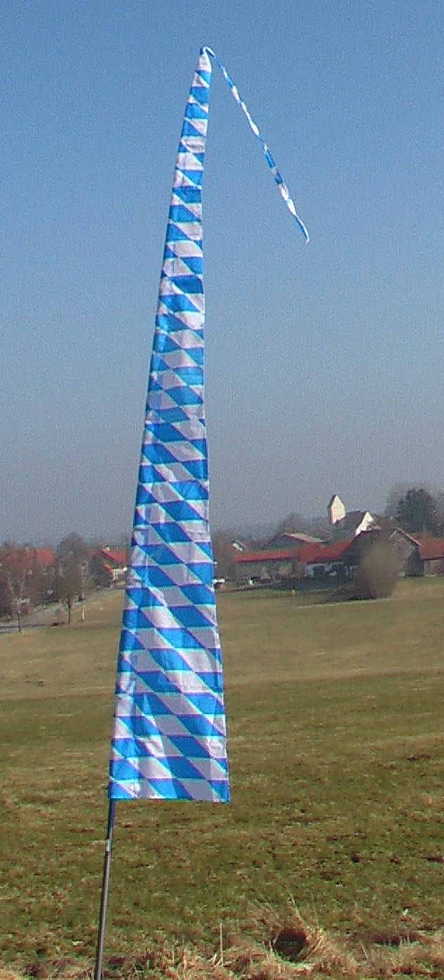 Bayern - Gartenfahne | L. 5,30 m