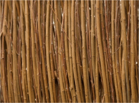 Sichtschutz aus Weide